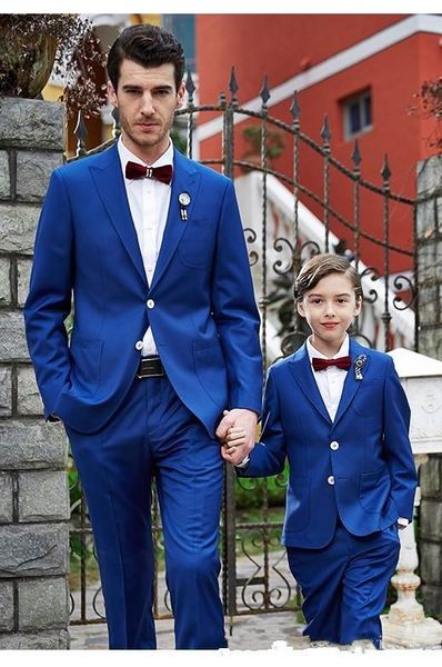 

tpsaade man business suits boy suits groom tuxedos men young children kids prom party dress sets (jacket+trousers+bow tie, White;black
