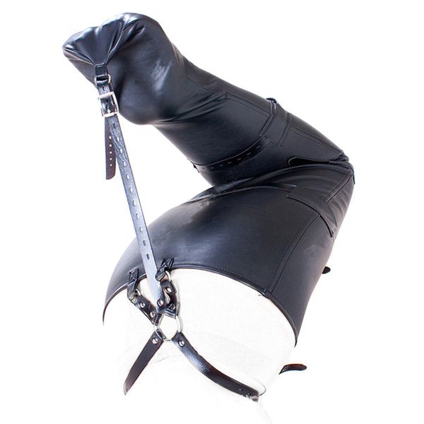 

pu leather women jumpsuit soft black clothes, Black;white