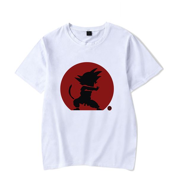 

classic cartoon son goku t shirts fashion harajuku men boys t-shirts cotton short sleeve t-shirt oversized, White;black