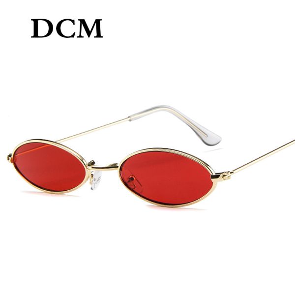 

dcm new brand designer vintage oval sunglasses women retro clear lens eyewear men sun glasses uv400, White;black