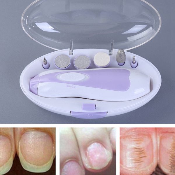 Acheter Lime à Ongles électrique Manucure Set Enfants Bébé Multifonctionnel Coupe Ongles Sécurisé Pour Enfant Nouveau Né Toes Et Ongles Soin 3 De