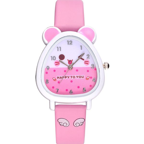 

lovely animal design boy girls watches kids children quartz watch kid's birthday gift kids watches children watch baby c0604, Blue