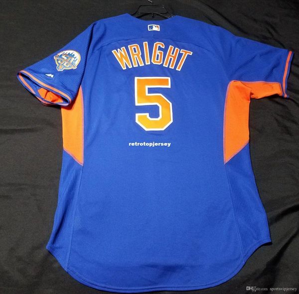 

majestic david wright new york #5bp cool base jersey mens stitched sharp wholesale big and tall size xs-6xl baseball jerseys, Black;blue