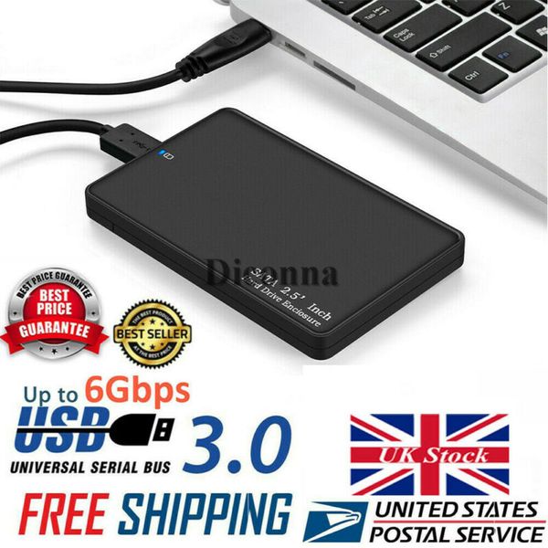 

for 2tb external hard drive disk case box 2.5'' sata to usb3.0 high speed adapter