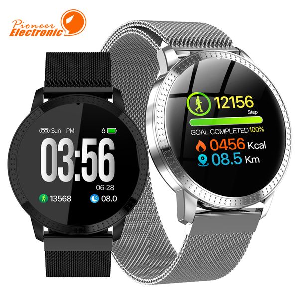 

cf18 smart watch oled color screen smartwatch fashion fitness tracker heart rate blood pressure monitor for men women wristband