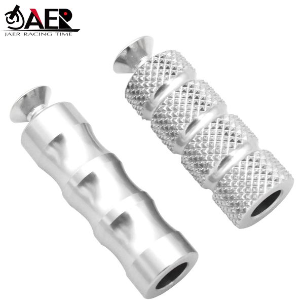 

jaer cnc aluminum moto rear set footrests 6mm cnc gear shift brake lever footpeg rearset foot pegs