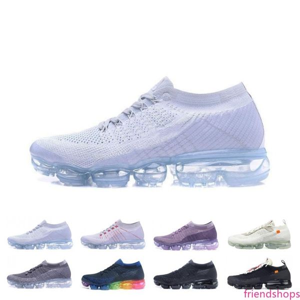 

summer new style fly 2.0 running shoes for men and women size 36-45 black white