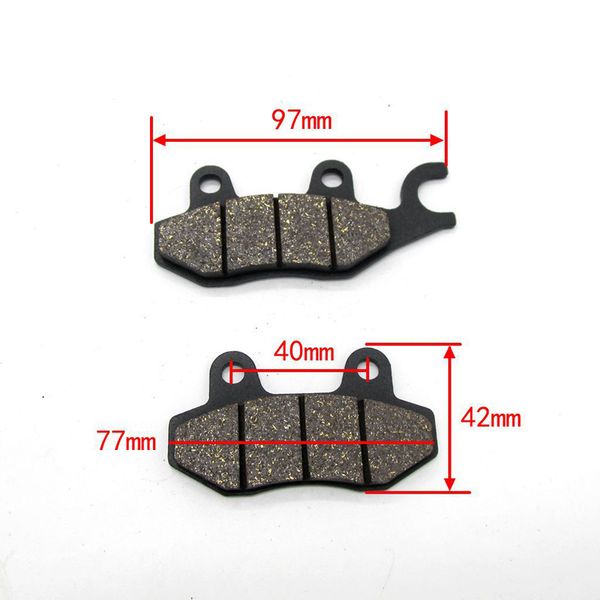 

motorcycle rear brake pads disks shoes for ca250 ca 250 steed400 steed 400