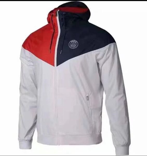 

paris 2019-20 season man city hoodies aguero dust jacket de bruyne sportswear sterling full zipper windbreaker coat, Black
