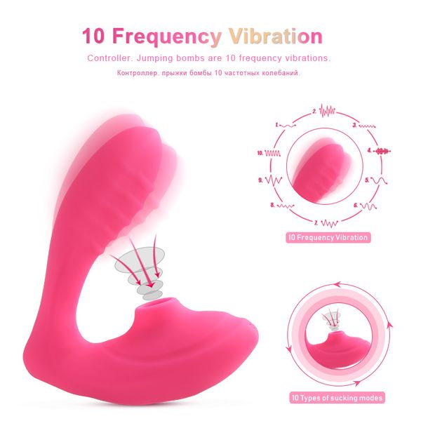 Punto G Succhiare Stimolazione del clitoride Tettarelle da biberon Leccare Succhiata della vagina Vibratore del vibratore Sexo Orale Giocattoli adulti del sesso per le donne Masturbatore Y200226