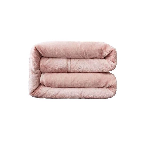 

japan coral fleece blanket for bed solid pink grey warm thicken flannel throw blankets for kids bed cover bedspread manta