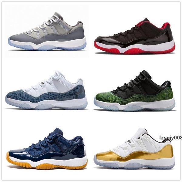 

with box 2019 new 11 navy blue pink snakeskin basketball shoes bred concord georgetown space jam gg 11s chaussures de (basketball shoes