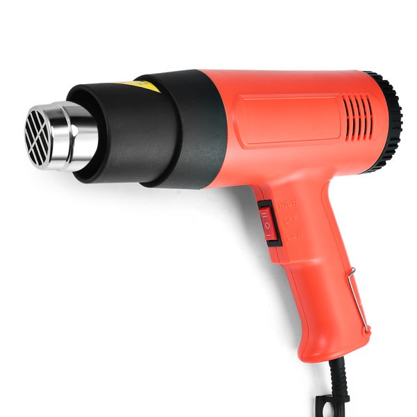 

220v heat gun 2000w electric air gun thermal power tool with four nozzles double powerful heating wire