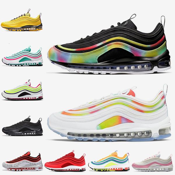 

свободный пробег воздушные подушки мужские кроссовки 97s галстук краситель черный чикаго вольт джейсон татум звезда тройной белый дизайнер о