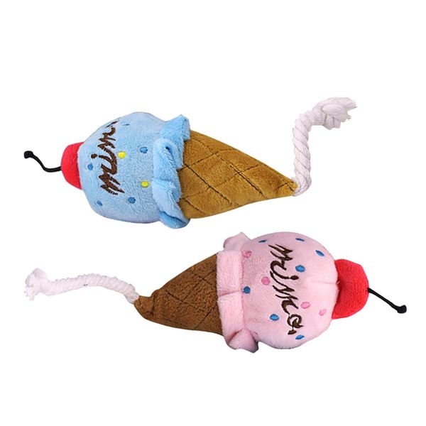 

2pcs pet dog toy funny puppy chew squeaker squeaky plush play sound toys