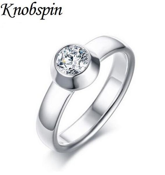 

fashion brand titanium stainless steel ring wedding romantic rings engagement jewelry for women anillons mujer, Golden;silver
