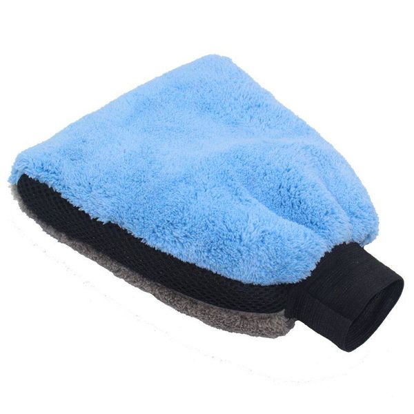 

microfiber plush car detailing soft wash mitten washing glove cleaning tools