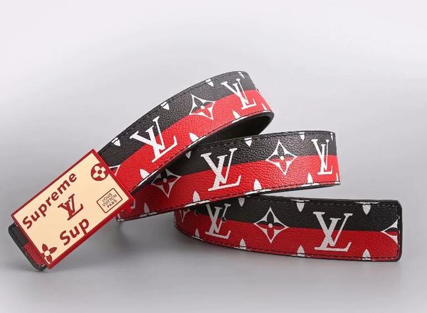 

2020 we create classics selling new mens womens black belt genuine leather business, Blue;gray