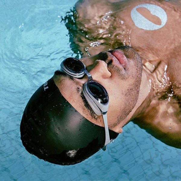 

elastic waterproof swimming accessories pool hat silica gel swimming cap protect ears hair water sports high elasticity