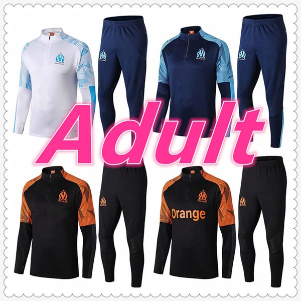 

marseille tracksuit real madrid tracksuit real madrid training 2019 2020 soccer tracksuit paris football training suit jogging jacket, Black