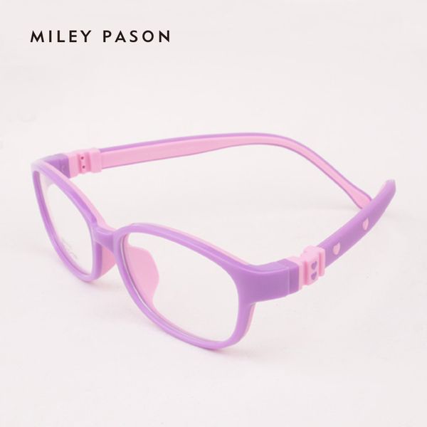 

wholesale-kids plastic tr90 ultra-lightweight flexible eyeglasses soft silil children cartoon optical glasses frame prescription 1111, Black