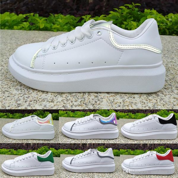 

italy fashion luxury designer sneakers lace-up white black velvet platform trainers genuine leather flat mens women tennis casual shoes