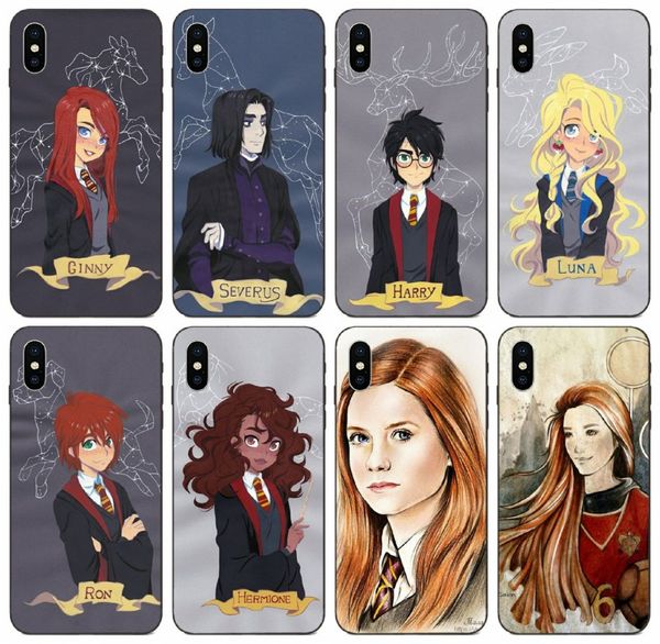 

tongtrade] severus snape's patronus in harry potter case for iphone x xs max 11 pro 8 7 6s 6p 5s 5 samsung j5 huawei p20 redmi 7 7a 3s