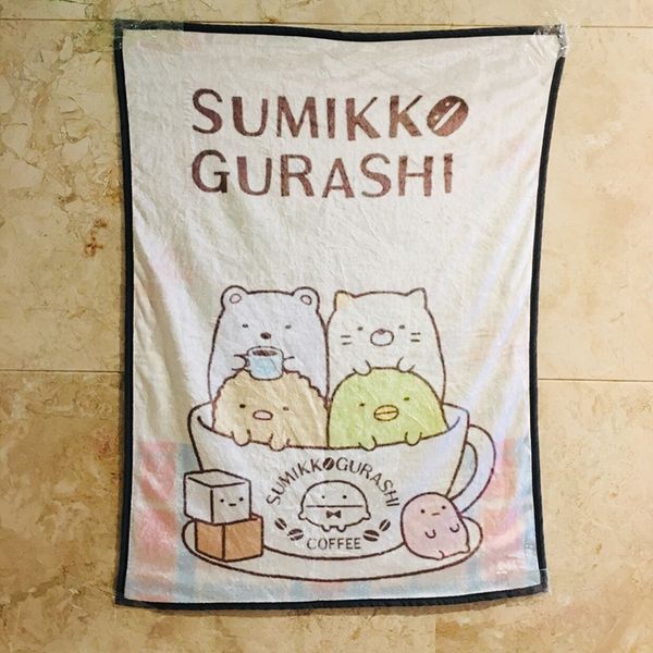 

sumikko gurashi anime blanket plush velvet warm decoration soft bed home throw sofa blankets gifts new