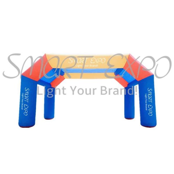 

square arch shape inflatable party tents inflatable event tent with custom logo printing base blower w15 x h7.8 m