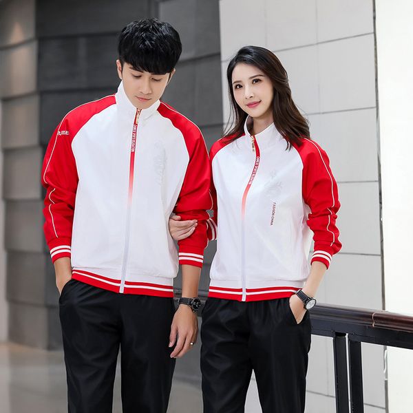 

women and men running workout fitness training tracksuit outdoor lovers running sport suits 7-5, Black;blue