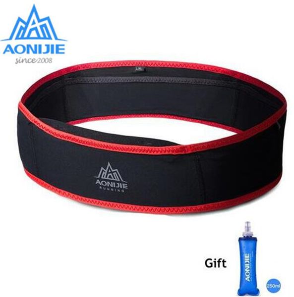 

aonijie waist bag ultralight portable nylon running bag breathable 6.9 in mobile phone waits pack hiking with 1 pcs 250ml water