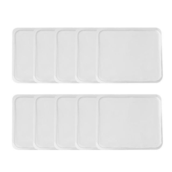 

10pcs/set super sticky silica gel gripping pads non-slip recycled reusable universal auto phone holder stand anti-slip mat