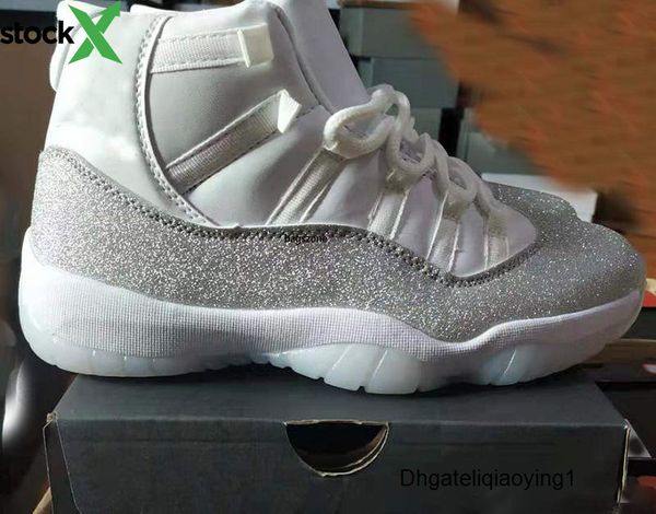 

new mens and womens 11s bred high black red basketball shoes brand designer sneakers for men metallic silver size us13