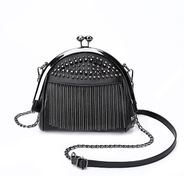 

pu leather small shoulder messenger bags for women 2020 chain rivet lock crossbody bag female travel mini bags