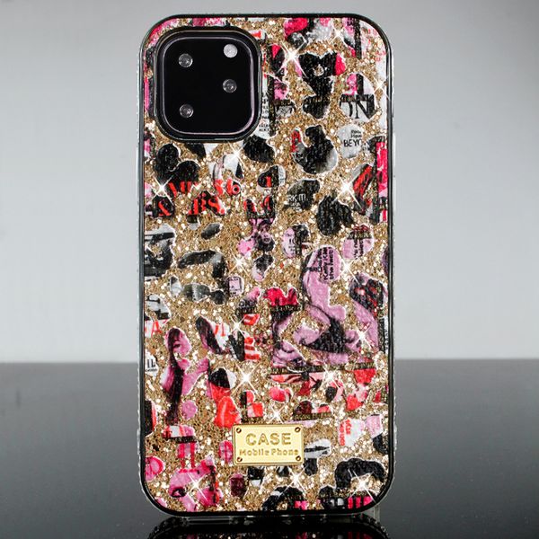 

Phone Case for Iphone 11/11pro/11promax XR XSMAX XS/X 7P/8P 7/8 Fashion TPU Back Cover Shining Case Luxury Creative Pattern-1