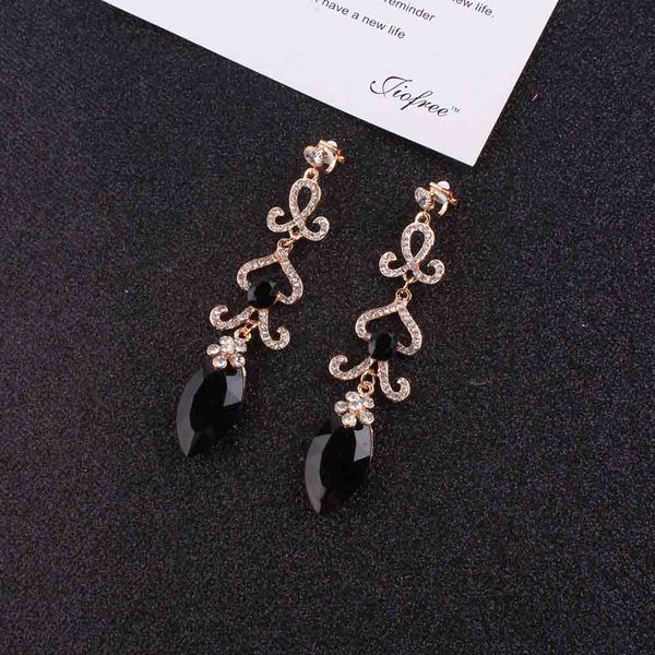 

jiovintage bride clip on earrings popular rhinestone crystal earring for wedding dress fashion jewelry, Silver