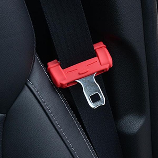 

2pcs seat belt buckle protector interior accessories cover anti-scratch auto car clip silicone universal seat padding