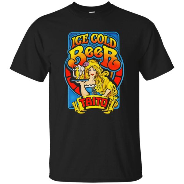 

ice cold beer, tatio, video game g200 ultra cotton t-shirt, White;black
