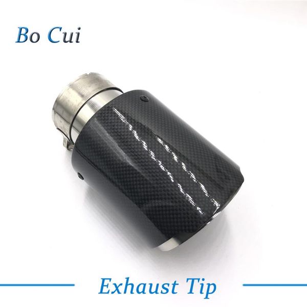 

universal exhaust tip various sizes ak exhaust pipe glossy carbon fibre car muffler tip