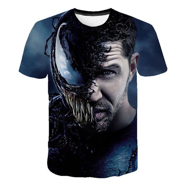 

new fashion women/men venom short sleeves funny 3d print t-shirt summer casual clothes tees k38, White;black