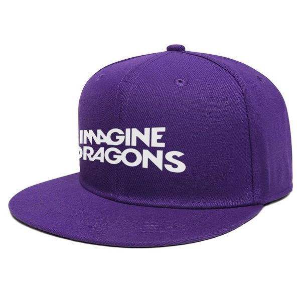 

imagine dragons logos flat brim baseball cap custom running trucker hats on of world sign cover smoke mirrors pixel art cover, Blue;gray