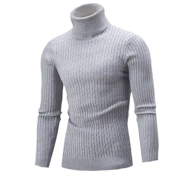 

hemiks men knitted turtleneck collared sweater spring slim fit lightweight soft pullover sweater casual solid men's jumper, White;black