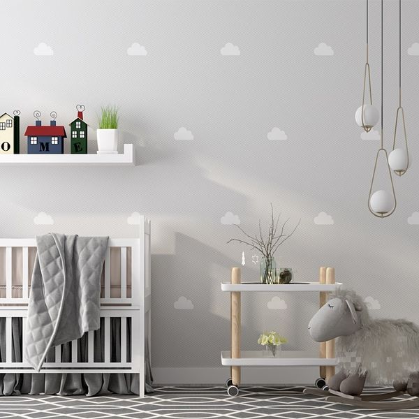 Scarica Gratis Images Acheter Nordic Ins Ciel Nuage Papier Peint Pour Enfants Chambre actualisé par