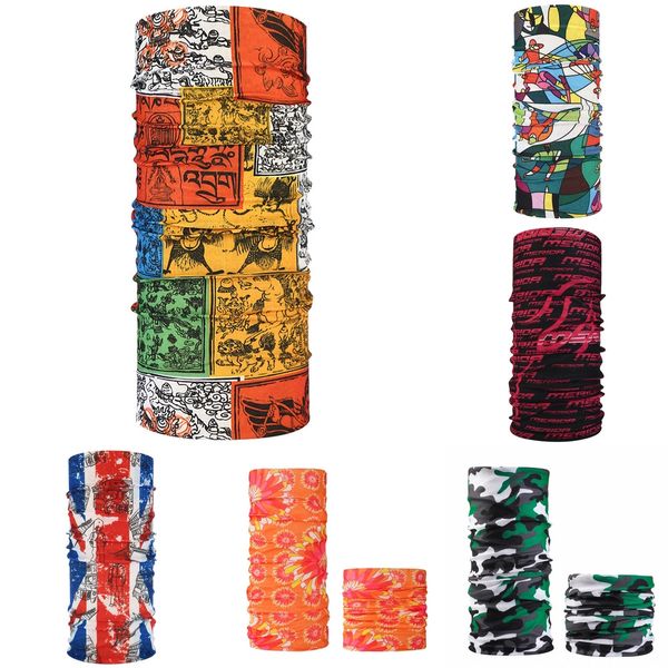 

vxout windproof fishing scarf summer neck seamless sun protection cycling breathable collar magic face mask bandana cycling scarf, Black