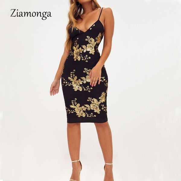 

ziamonga evening black gold sequin dress women party dresses streetwear christmas dress luxury nightclub dresses clothes, Black;pink