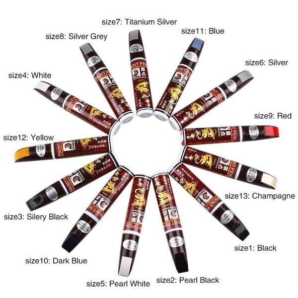

13 colors car scratch repair fix it pro auto paint car scratch repair pen for rogue 2017 auto paint pen professional