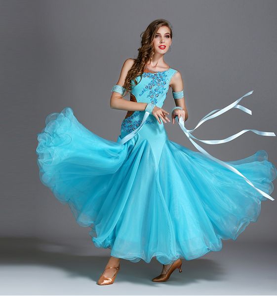 

standard ballroom dance dresses 2019 new arrival waltz dancing skirt ballroom competition dance dress, Black;red