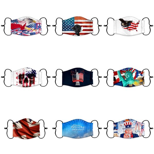 

double layer face mask foral butterfly print dustproof anti-uv designer masks women men mouth-muffle fashion washable face mask 28 style #90