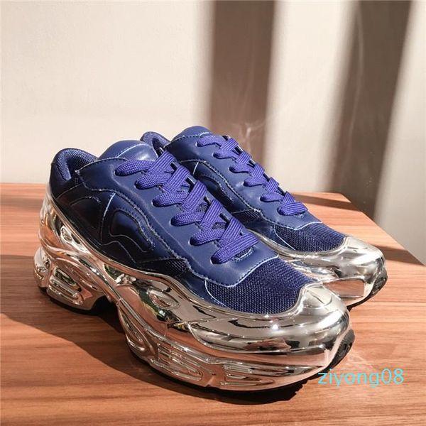 

гоѬие лбиели казђалного raf simons кѬђпногабаѬина обђв, ozweego обђв в silver metallic, Black