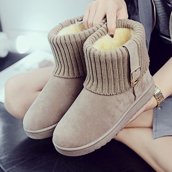 

flat heel lace up white mid-calf boots booties ladies women's rubber shoes rain australia boots-women round toe winter footwear, Black